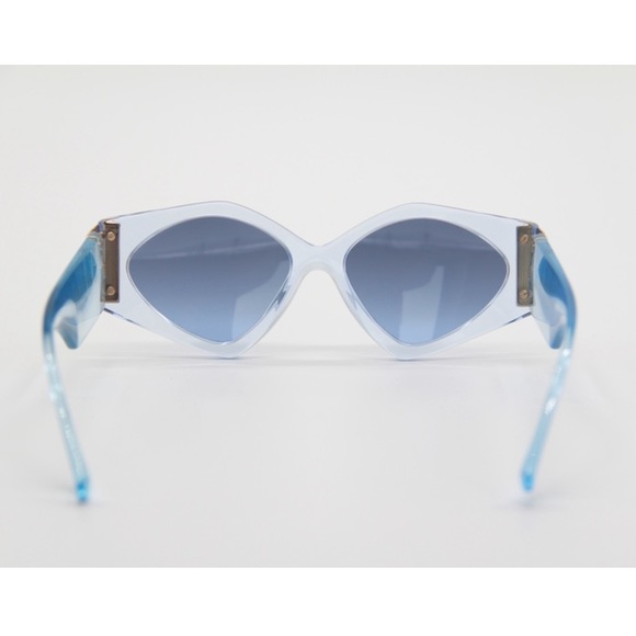 NEW DOLCE&GABBANA DG4396 2955/7C SUNGLASSES DG 4396 BLUE EYEWEAR - Picture 7 of 12